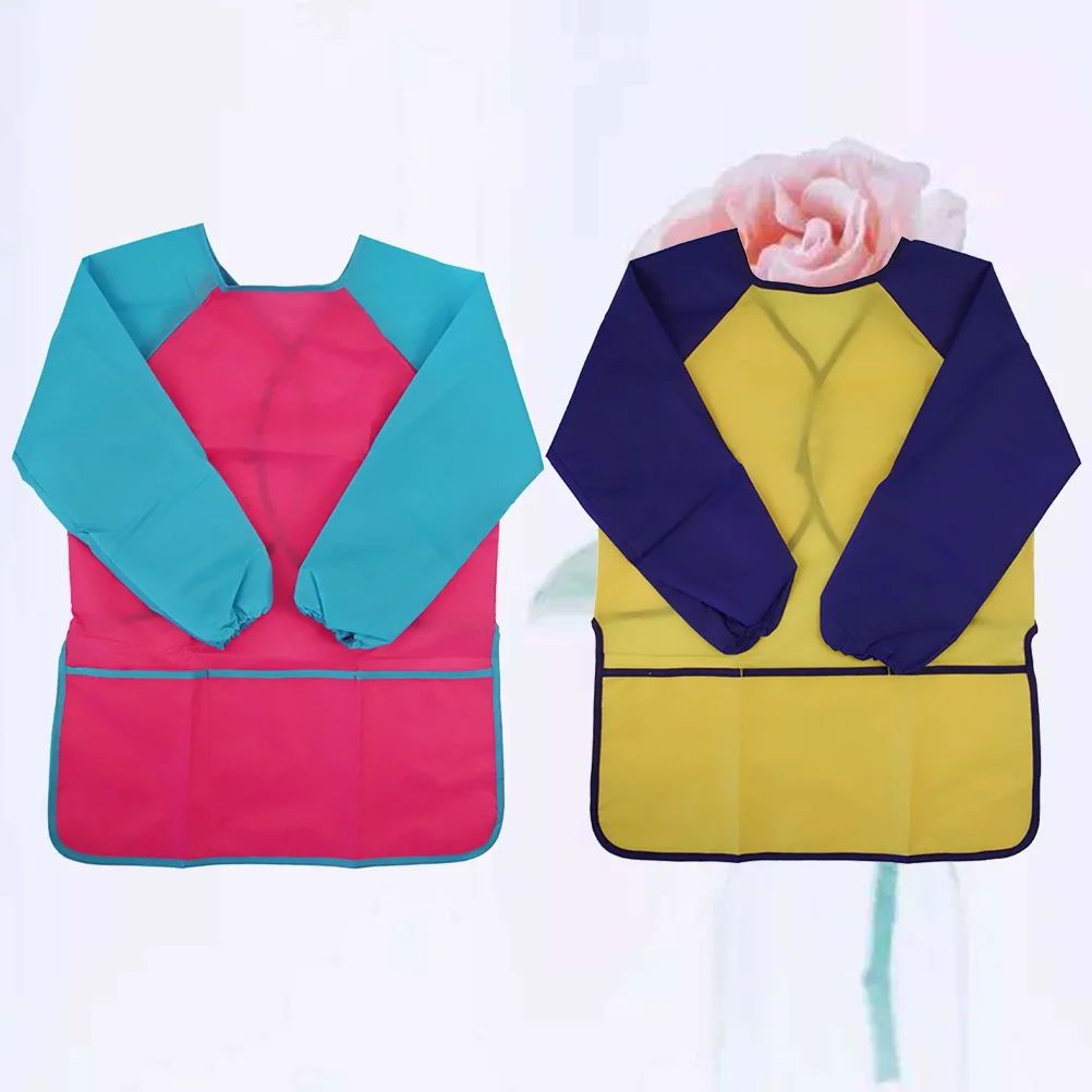 2Pcs Kids Painting Apron Art Smock Waterproof Children Craft Pinafore Long Sleeve Quick Dry Machine Washable Home Supplies
2Pcs Kids Painting Apron Art Smock Waterproof Children Craft Pinafore Long Sleeve Quick Dry Machine Washable Home Supplies