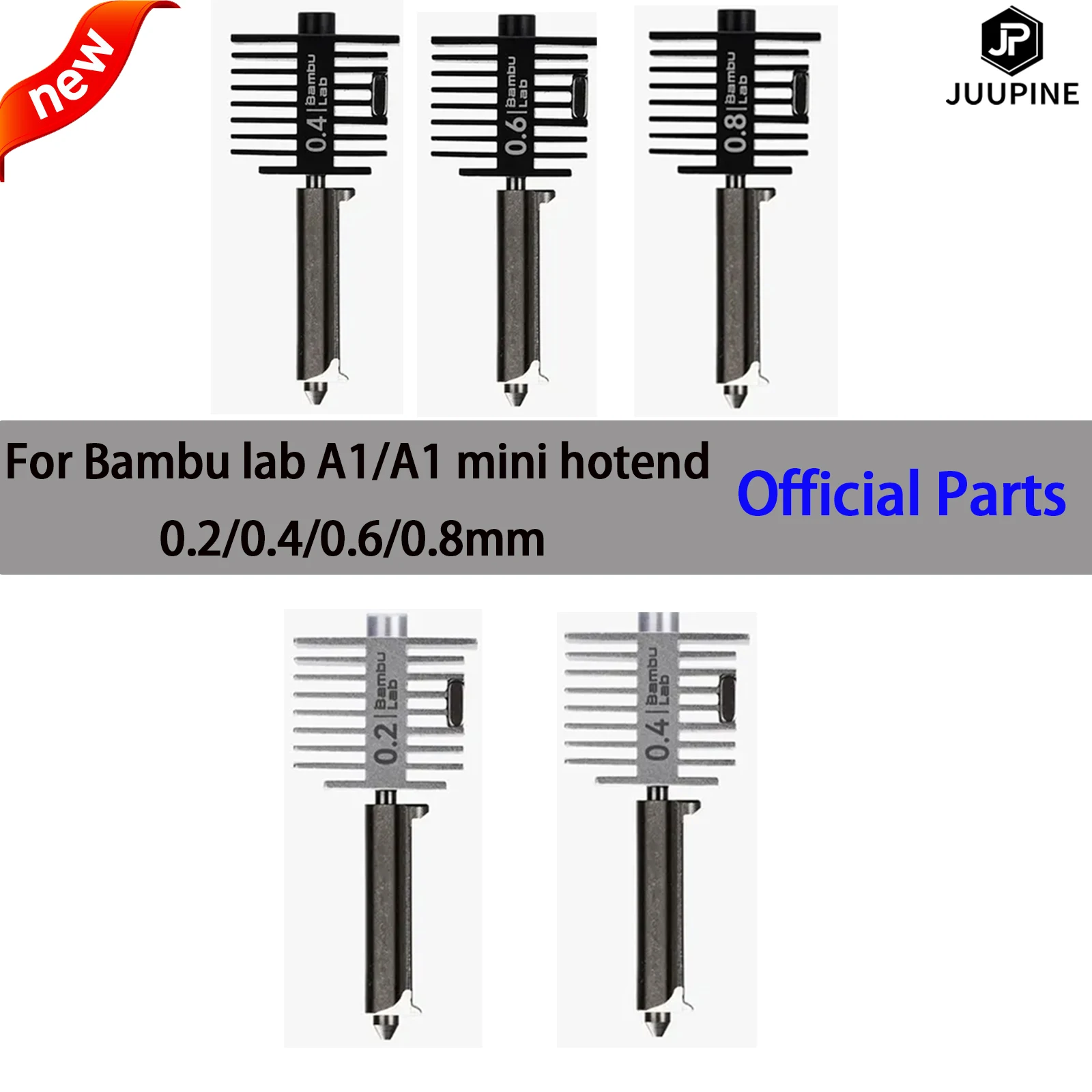 Оригинальный комплект Hotend для Bambu Lab A1/A1 Mini, быстрая скорость, сборка горячего конца, 0,2/0,4/0,6/0,8 мм, сопло из закаленной стали, часть 3D-принтера
Оригинальный комплект Hotend для Bambu Lab A1/A1 Mini, быстрая скорость, сборка горячего конца, 0,2/0,4/0,6/0,8 мм, сопло из закаленной стали, часть 3D-принтера