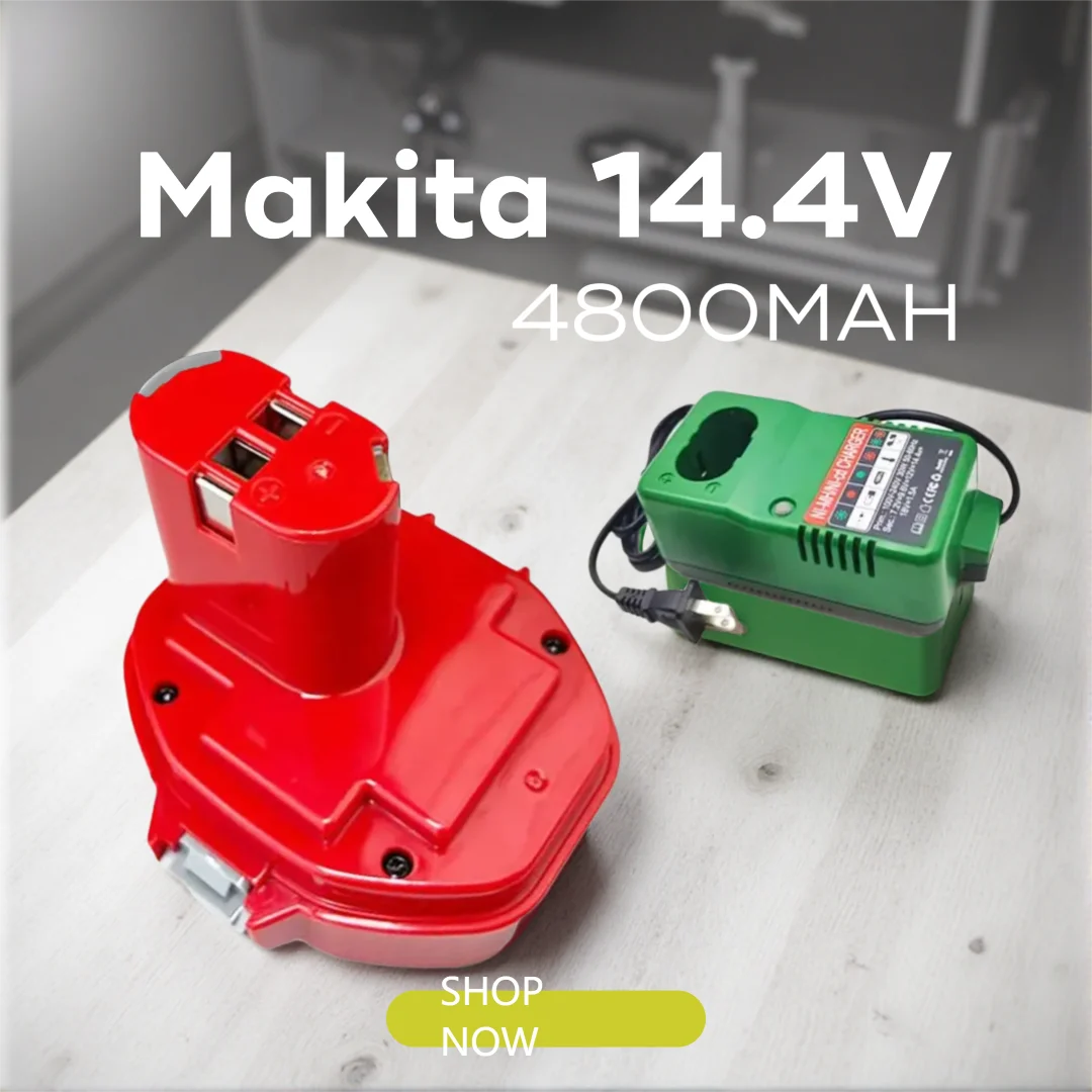 14.4V 4800mAh NI-MH Power Tool Battery for MAKITA 14.4V Battery for Makita PA14,1422,1420 192600-1 6281D 6280D
14.4V 4800mAh NI-MH Power Tool Battery for MAKITA 14.4V Battery for Makita PA14,1422,1420 192600-1 6281D 6280D