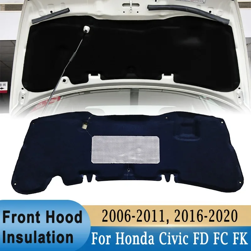Звукоизоляционная прокладка Переднего Капота двигателя для Honda Civic FD 06-11/10 Civic FC FK 16-20, звуконепроницаемый хлопковый теплоизоляционный коврик
Звукоизоляционная прокладка Переднего Капота двигателя для Honda Civic FD 06-11/10 Civic FC FK 16-20, звуконепроницаемый хлопковый теплоизоляционный коврик