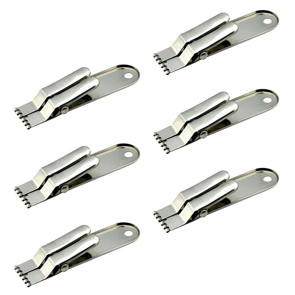 6pcs Bait Catcher Hook Clips Stainless Steel Durable Live Holder Fishing Tool Bloodworm Metal Baits Accessory
6pcs Bait Catcher Hook Clips Stainless Steel Durable Live Holder Fishing Tool Bloodworm Metal Baits Accessory