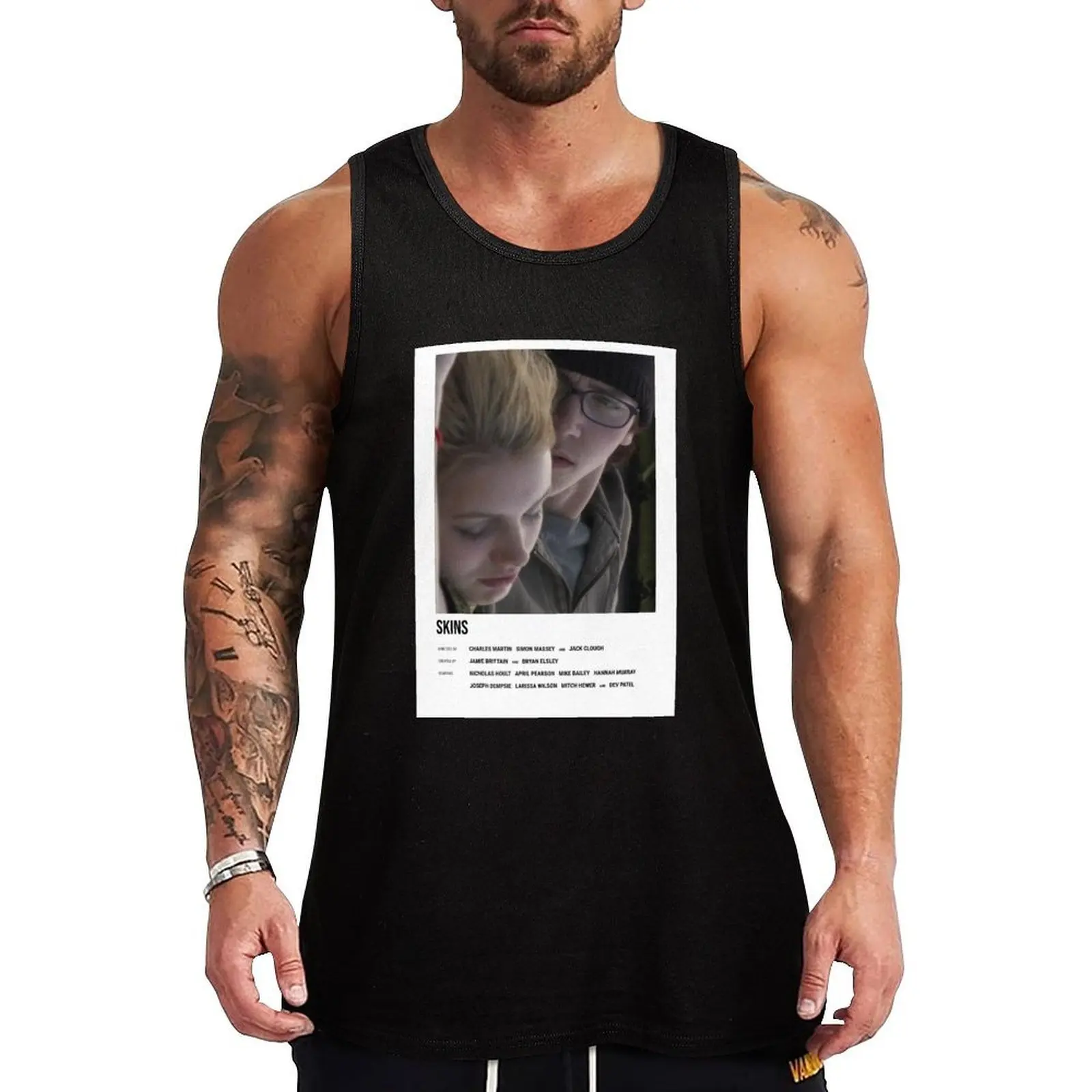 Skins Show Cover (Sid and Cassie) Tank Top Durable Work Tank Top Outdoor Utility Sleeveless Shirt
Skins Show Cover (Sid and Cassie) Tank Top Durable Work Tank Top Outdoor Utility Sleeveless Shirt