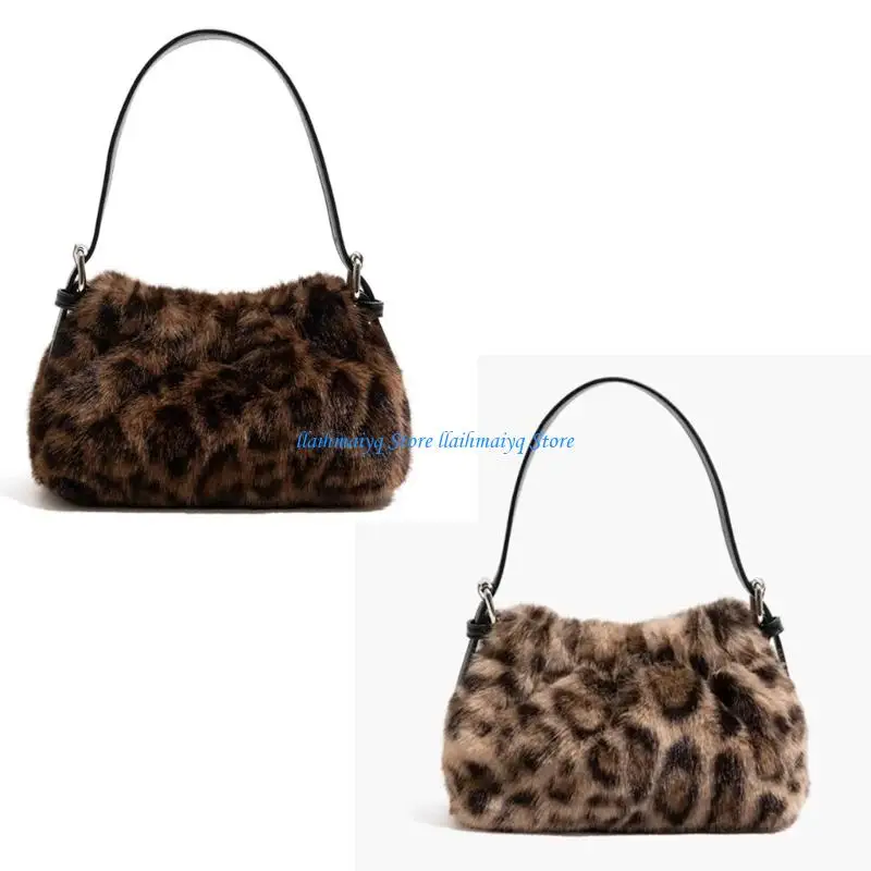 573B Soft Leopards Fuzzy Bag for Commuting Spacious Organizers Lightweight Top Handle Bag Practical Handbag Everyday Carry
573B Soft Leopards Fuzzy Bag for Commuting Spacious Organizers Lightweight Top Handle Bag Practical Handbag Everyday Carry