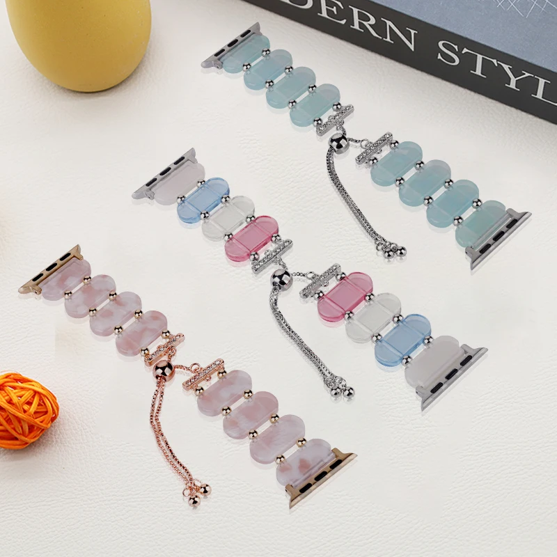 Resin Strap For Apple Watch Band 10 9 8 Ultra 49mm 44mm 45mm 40mm 41mm 42 46mm Ring Bracelet Correa For iwatch Series 7 6 SE 5 4
Resin Strap For Apple Watch Band 10 9 8 Ultra 49mm 44mm 45mm 40mm 41mm 42 46mm Ring Bracelet Correa For iwatch Series 7 6 SE 5 4