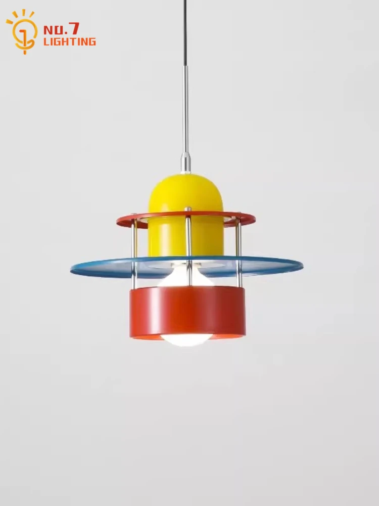 Memphis Dopamine Decorative Pendant Lights LED E27 Iron Art Colorful Hanging Lamp Kids/Dining Room Bedroom Bedside Balcony Study
Memphis Dopamine Decorative Pendant Lights LED E27 Iron Art Colorful Hanging Lamp Kids/Dining Room Bedroom Bedside Balcony Study