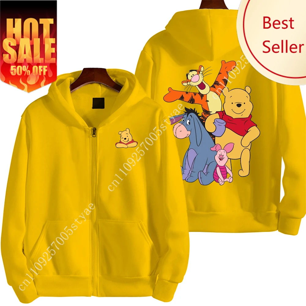 Winnie the pooh with friends Men Cartoon Spring Autumn Women Oversized Sweatshirt With Zipper New Couple street fashion Coat
Winnie the pooh with friends Men Cartoon Spring Autumn Women Oversized Sweatshirt With Zipper New Couple street fashion Coat