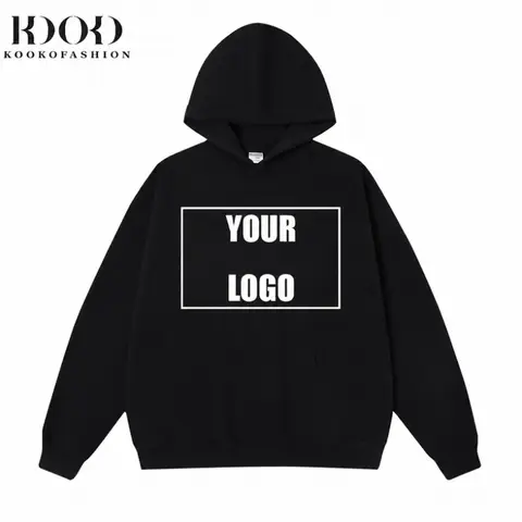 Customize Your Own Designed Printed embroidery Hooded Sweatshirt with Your Favorite Logo on Your Clothes Custom Unisex Hoodies
