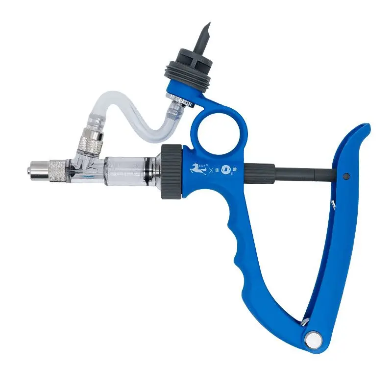 Veterinary Continuous Syringe Pig Cattle Sheep Chicken Duck Vaccination Syringe Adjustable Multi-purpose Syringe Automatic
Veterinary Continuous Syringe Pig Cattle Sheep Chicken Duck Vaccination Syringe Adjustable Multi-purpose Syringe Automatic