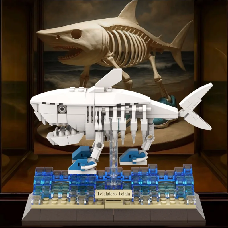 Набор доисторического скелета акулы, 351 шт., модель MOC Fossil для подростков, подарок STEM DIY с руководством по сборке
Набор доисторического скелета акулы, 351 шт., модель MOC Fossil для подростков, подарок STEM DIY с руководством по сборке