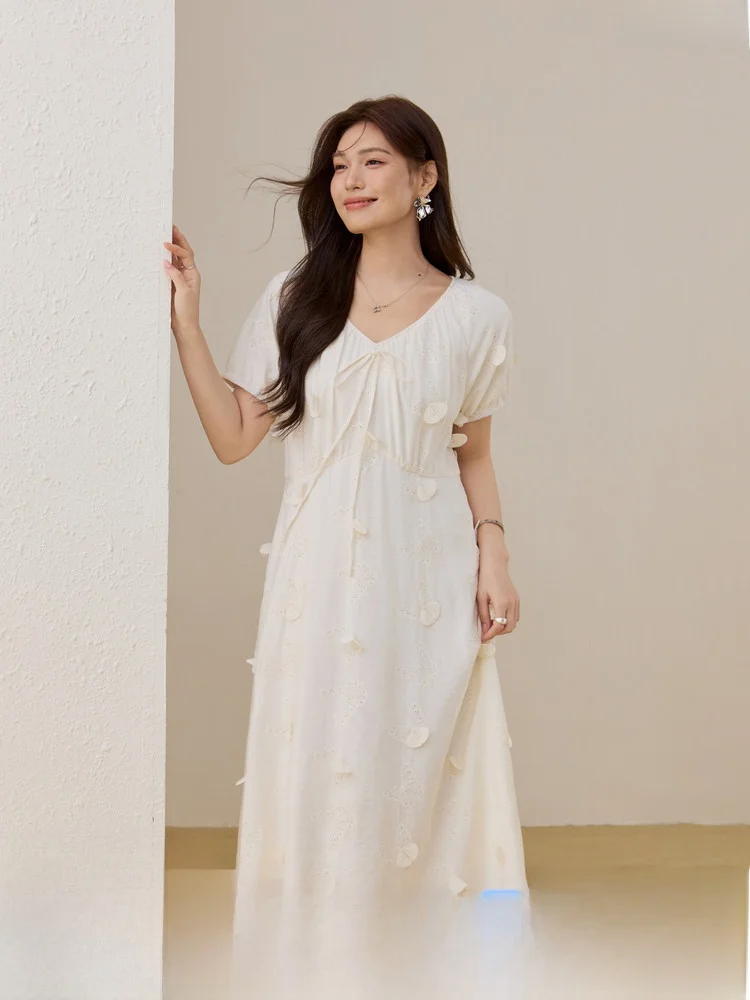 Sweet 3D Large Size Women's Dress Slimming A-Line Midi Dress Spring Collection Casual Commute Style Short Sleeve
Sweet 3D Large Size Women's Dress Slimming A-Line Midi Dress Spring Collection Casual Commute Style Short Sleeve