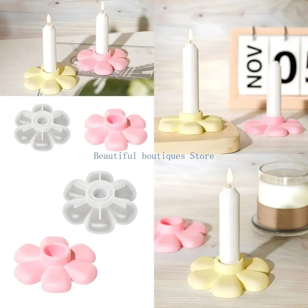 U4LF Crafting Mold for Handmade Flower Shaped Holders Sturdy Candlesticks
U4LF Crafting Mold for Handmade Flower Shaped Holders Sturdy Candlesticks