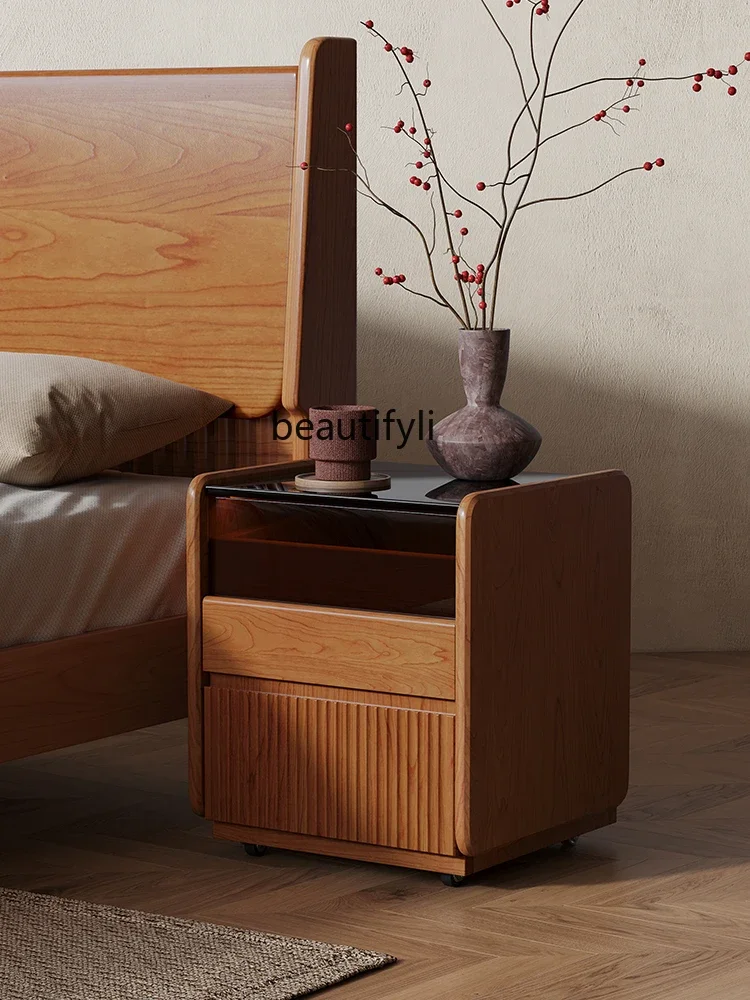 ss7304 Solid Wood Bedside Cabinet Nordic Modern Minimalist Cherrywood Removable Bedside Cabinet Storage Cabinet
ss7304 Solid Wood Bedside Cabinet Nordic Modern Minimalist Cherrywood Removable Bedside Cabinet Storage Cabinet