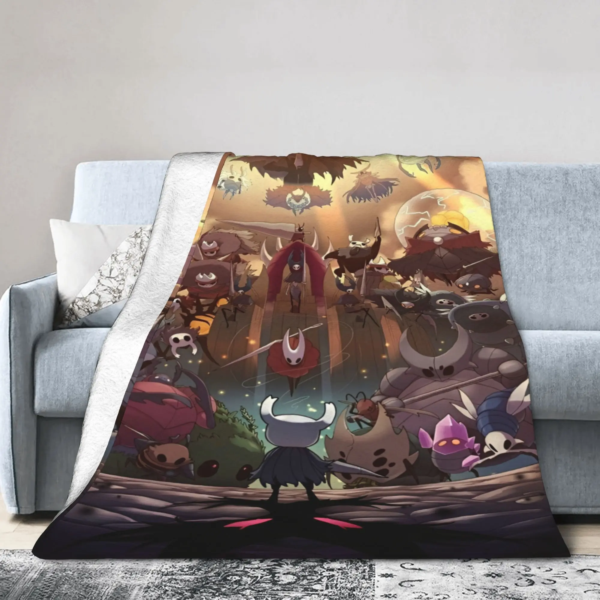 Hollow Knight Funny Games Accessories Blankets Soft Fleece Throw Blanket Cozy Bedspread
Hollow Knight Funny Games Accessories Blankets Soft Fleece Throw Blanket Cozy Bedspread