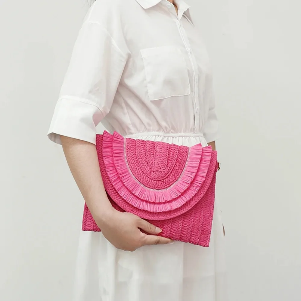 Fashion Vacation Style Straw Clutch Handbag Handmade Purse Beach Bag Casual Crossbody Bags Wedding Party
Fashion Vacation Style Straw Clutch Handbag Handmade Purse Beach Bag Casual Crossbody Bags Wedding Party