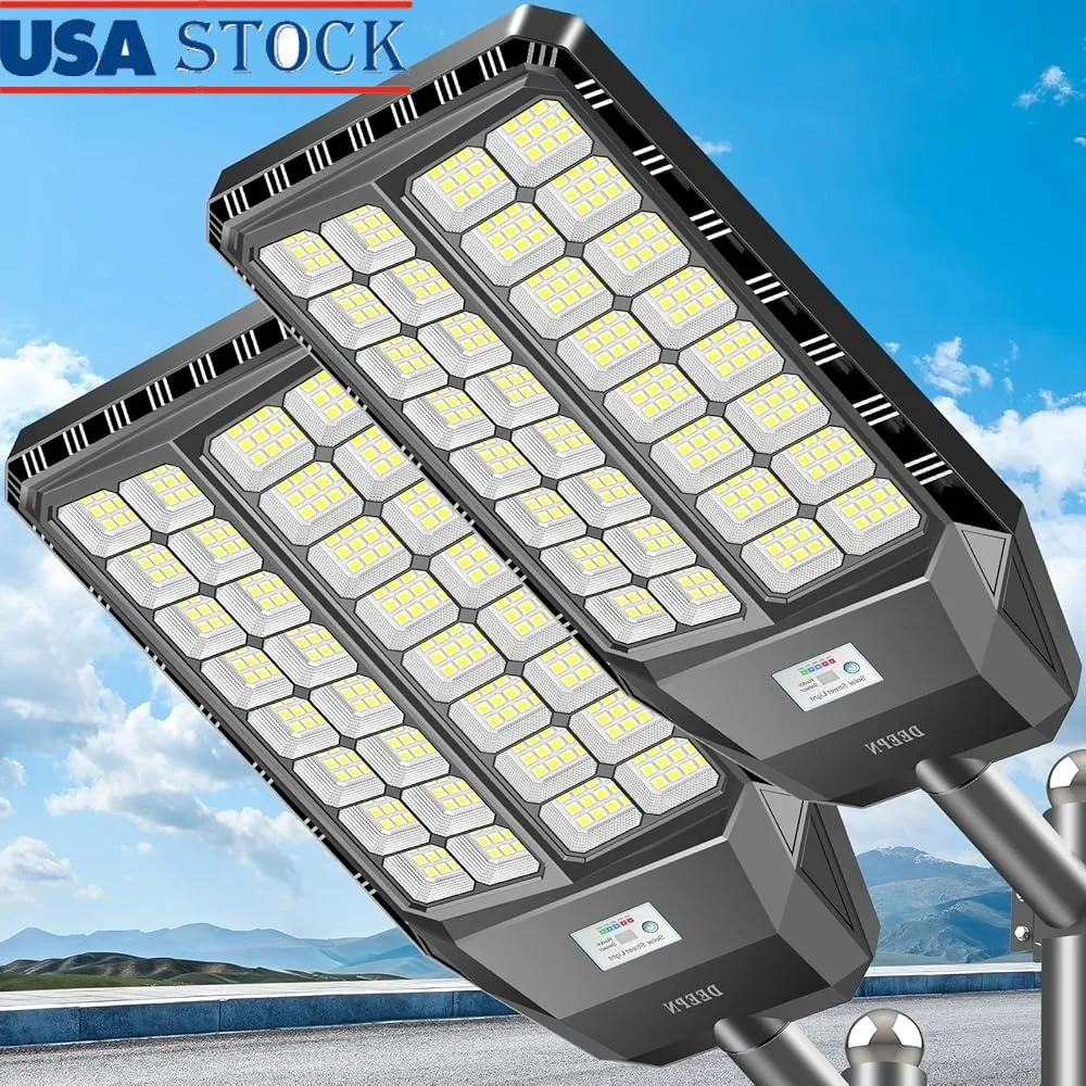 7000W Solar Street Light Ultra-Large IP67 Waterproof Floodlight Dusk to Dawn Motion Sensor Intelligent Control Solar Parking Lot
7000W Solar Street Light Ultra-Large IP67 Waterproof Floodlight Dusk to Dawn Motion Sensor Intelligent Control Solar Parking Lot