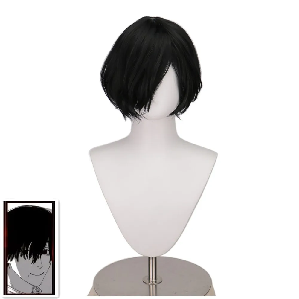 Anime Cos Wigs Role Playing Short Black Men's Costume Wigs with Cap Wigs for Party Halloween
Anime Cos Wigs Role Playing Short Black Men's Costume Wigs with Cap Wigs for Party Halloween