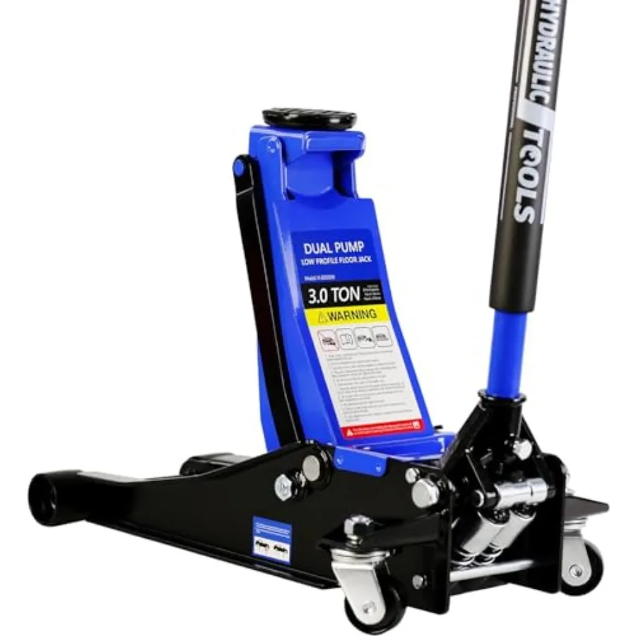 3 Ton/6600 LBS Floor Jack Low Profile Floor Jack Steel Racing Floor Jack with Dual Pistons Quick Lift Pump Hydraulic Floor Jack
3 Ton/6600 LBS Floor Jack Low Profile Floor Jack Steel Racing Floor Jack with Dual Pistons Quick Lift Pump Hydraulic Floor Jack