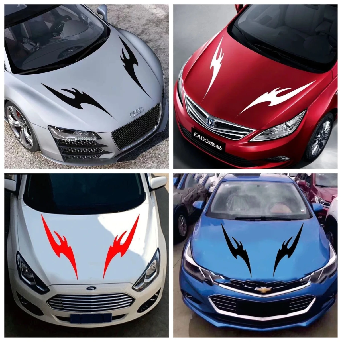 Car Hood Decorative Sticker - Front Engine Cover Scratch Concealer, Creative Personality Modification Flames Decal
Car Hood Decorative Sticker - Front Engine Cover Scratch Concealer, Creative Personality Modification Flames Decal