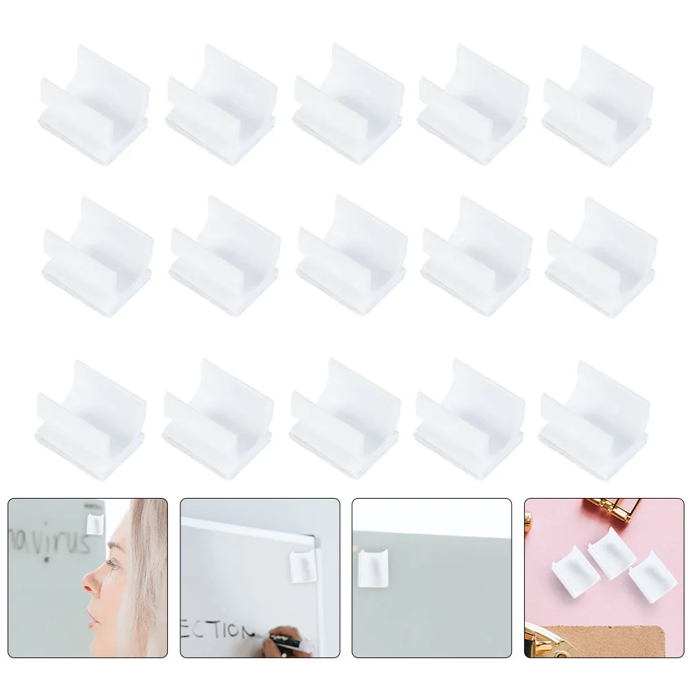 125pcs Adhesive Clips Whiteboard Pen Buckles Plastic Pen Fixators School Office Home Use Lightweight Portable Organizer
125pcs Adhesive Clips Whiteboard Pen Buckles Plastic Pen Fixators School Office Home Use Lightweight Portable Organizer