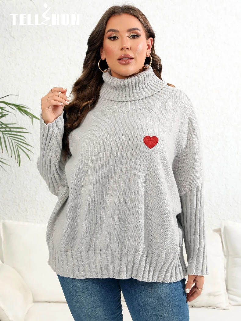 Autumn and Winter 2023 Heart Embroidered Pullover Women's Sweatshirt Loose Casual Warm Sweater Fashion Clothing Tops PLus Size
Autumn and Winter 2023 Heart Embroidered Pullover Women's Sweatshirt Loose Casual Warm Sweater Fashion Clothing Tops PLus Size