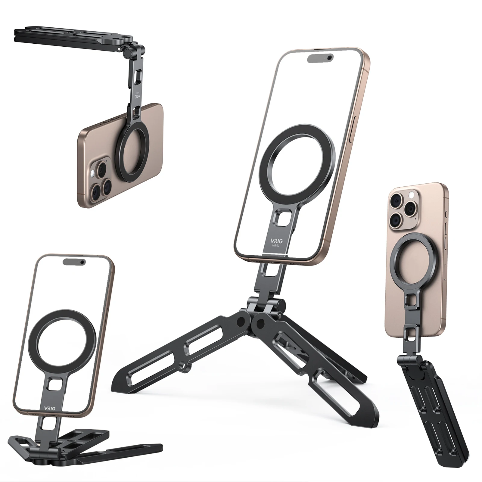 Magnetic Phone Mount Foldable Phone Tripod Mount Flexible smartphone Holder for 16/15/14/13/12 for Phones 
Magnetic Phone Mount Foldable Phone Tripod Mount Flexible smartphone Holder for 16/15/14/13/12 for Phones