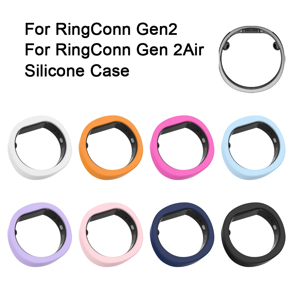 Universal Solid-Color Silicone Protectors for RingConn Gen2 2Air Smart Ring (8-Pack, Rings Not Included)
Universal Solid-Color Silicone Protectors for RingConn Gen2 2Air Smart Ring (8-Pack, Rings Not Included)