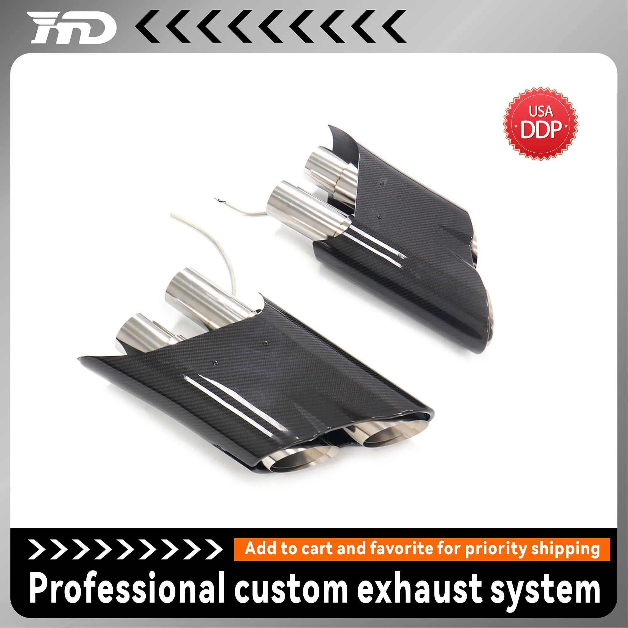 HMD car exhaust pipe suitable for Mercedes-Benz G-Class Brabus style exhaust pipe
HMD car exhaust pipe suitable for Mercedes-Benz G-Class Brabus style exhaust pipe