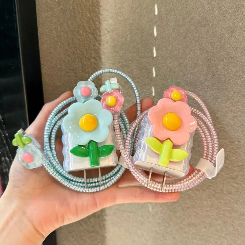 18W/20W Charger Protective Case Fresh Flowers Cable Protector for iPhone 16 15 Charging Cable Data Charger Rope Cable Winder
18W/20W Charger Protective Case Fresh Flowers Cable Protector for iPhone 16 15 Charging Cable Data Charger Rope Cable Winder