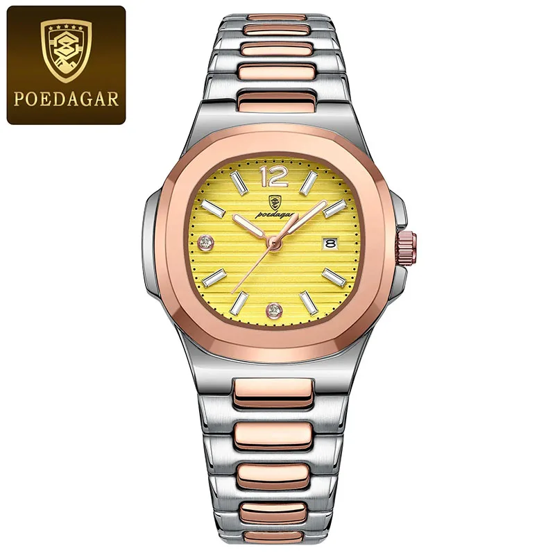Gold Small Dial Women Watches Waterproof 2024 Brand Luxury Rose Gold Stainless Steel Clock Ladies Watches Square Luminous Montre
Gold Small Dial Women Watches Waterproof 2024 Brand Luxury Rose Gold Stainless Steel Clock Ladies Watches Square Luminous Montre