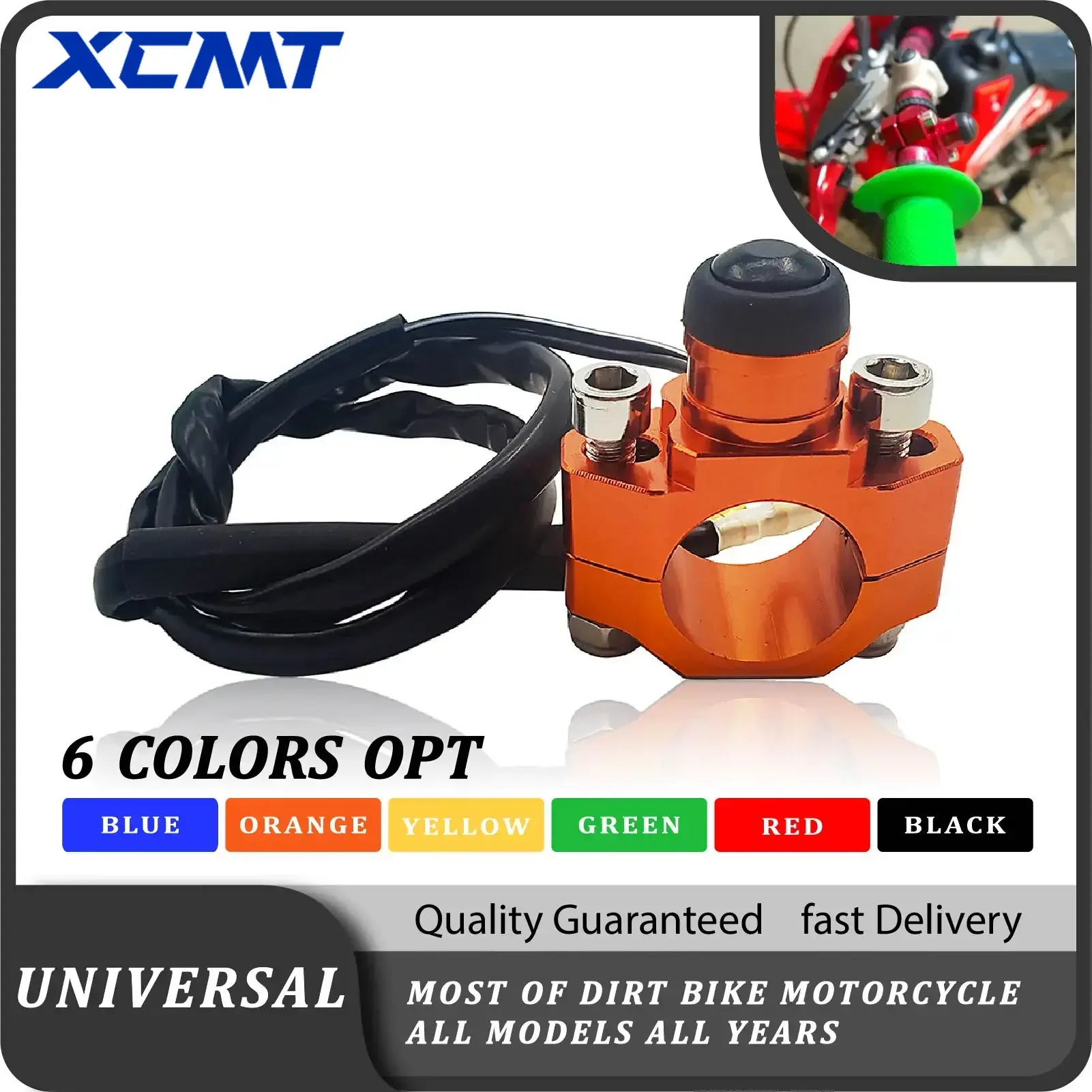 CNC Universal Motorcycle Engine Stop Start Kill Switch Momentary Push Button Switch For Yamaha Kawasaki KTM Honda CRF250 CRF450
CNC Universal Motorcycle Engine Stop Start Kill Switch Momentary Push Button Switch For Yamaha Kawasaki KTM Honda CRF250 CRF450