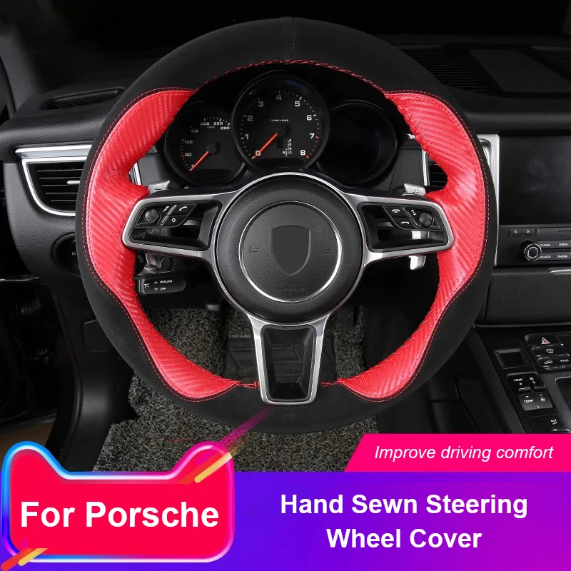 Premium Fur Steering Wheel Cover Car Steering Wheel Braid Cover with Needles and Thread Anti Slip Interior Protector For Porsche
Premium Fur Steering Wheel Cover Car Steering Wheel Braid Cover with Needles and Thread Anti Slip Interior Protector For Porsche