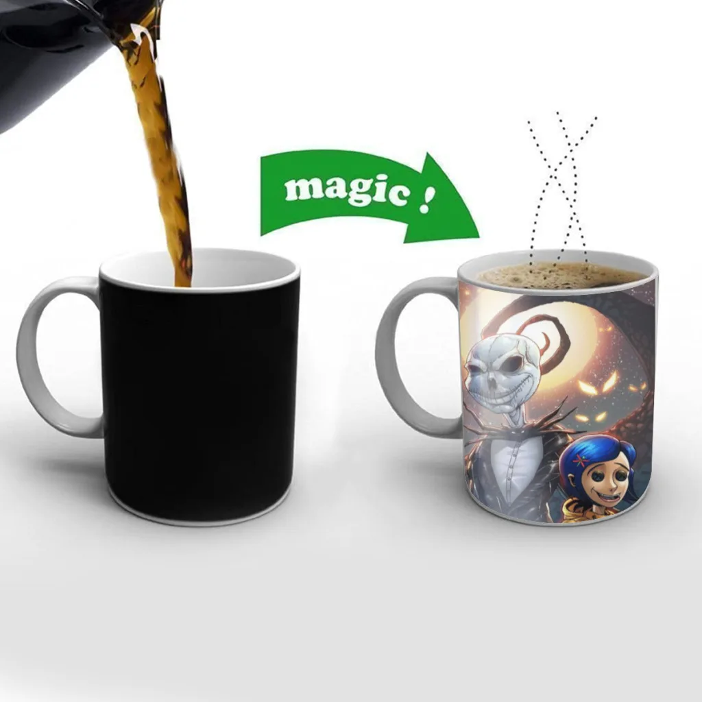 Movie-Coraline Ceramics Coffee Mug Thermal Color-changing Birthday Gift Back To School Mug
Movie-Coraline Ceramics Coffee Mug Thermal Color-changing Birthday Gift Back To School Mug