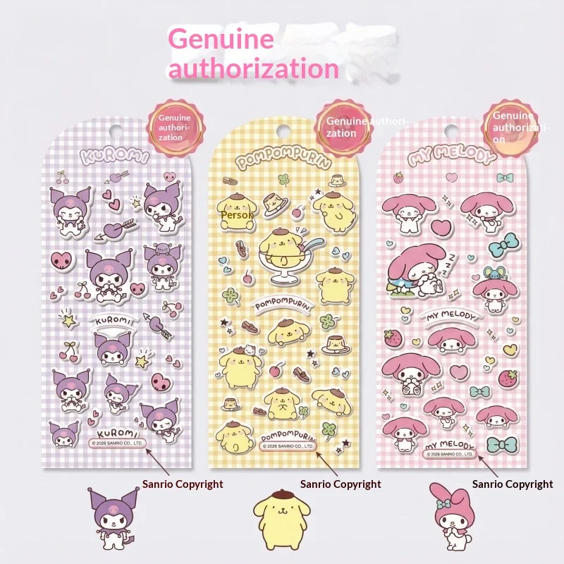 24pcs Authentic authorization for Cartoon 3D stereoscopic stickers Melody foam stickers Kitty cartoon children's reward stickers
24pcs Authentic authorization for Cartoon 3D stereoscopic stickers Melody foam stickers Kitty cartoon children's reward stickers