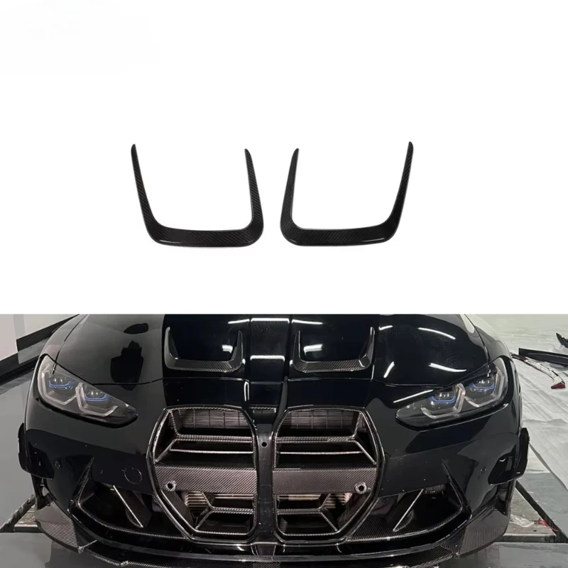 High Sales 2pcs/set Dry Carbon Fiber Car Engine Hood Vent Cover Trims For M3 G80 M4 G82 G83 2021-2023
High Sales 2pcs/set Dry Carbon Fiber Car Engine Hood Vent Cover Trims For M3 G80 M4 G82 G83 2021-2023