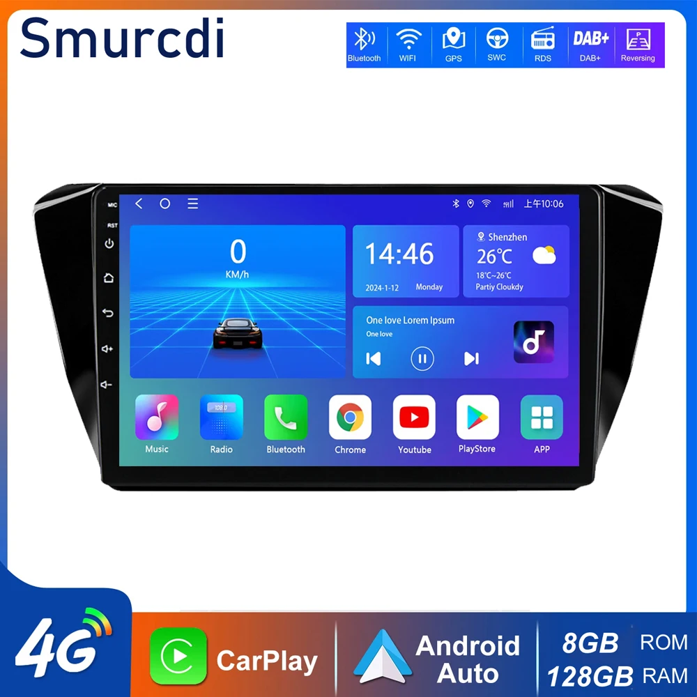 Android 15 Carplay Auto For Skoda Superb 3 2015 - 2019 Car Radio WIFI+4G GPS Multimedia Video Player 2 DIN Stereo Head Unit
Android 15 Carplay Auto For Skoda Superb 3 2015 - 2019 Car Radio WIFI+4G GPS Multimedia Video Player 2 DIN Stereo Head Unit