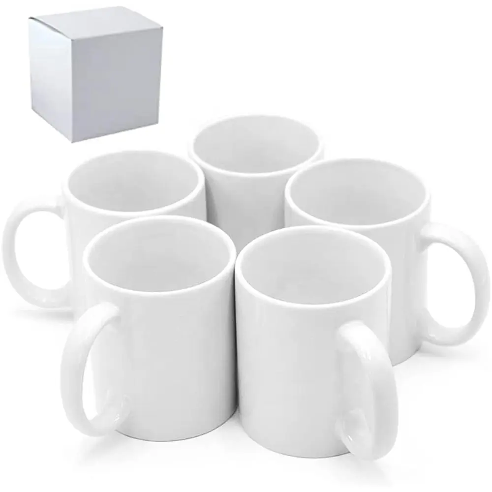 36-Piece 11oz White Sublimation Mugs with Premium Coating, Dishwasher and Microwave Safe, Individual Boxes
36-Piece 11oz White Sublimation Mugs with Premium Coating, Dishwasher and Microwave Safe, Individual Boxes