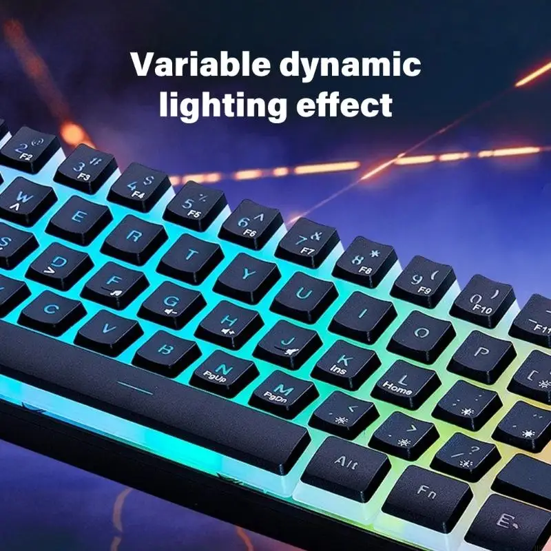 LED Mechanical Keyboard Hot Swappable Gaming Keyboard Corded Keyboard 61 Keys H8WD
LED Mechanical Keyboard Hot Swappable Gaming Keyboard Corded Keyboard 61 Keys H8WD