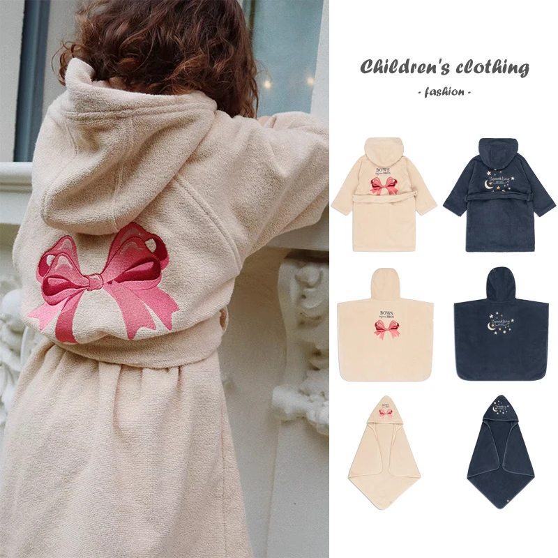 2025 New KS Baby Bath Towel Exquisite Embroidered Bow Girls' Bathrobe Flannel Absorbent Children's Bath Towel Kids Clothes
2025 New KS Baby Bath Towel Exquisite Embroidered Bow Girls' Bathrobe Flannel Absorbent Children's Bath Towel Kids Clothes