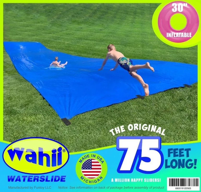 Оригинальная гигантская семейная водная горка на заднем дворе — надувной райдер в комплекте — суперслип и горка для взрослых и подростков.
Оригинальная гигантская семейная водная горка на заднем дворе — надувной райдер в комплекте — суперслип и горка для взрослых и подростков.