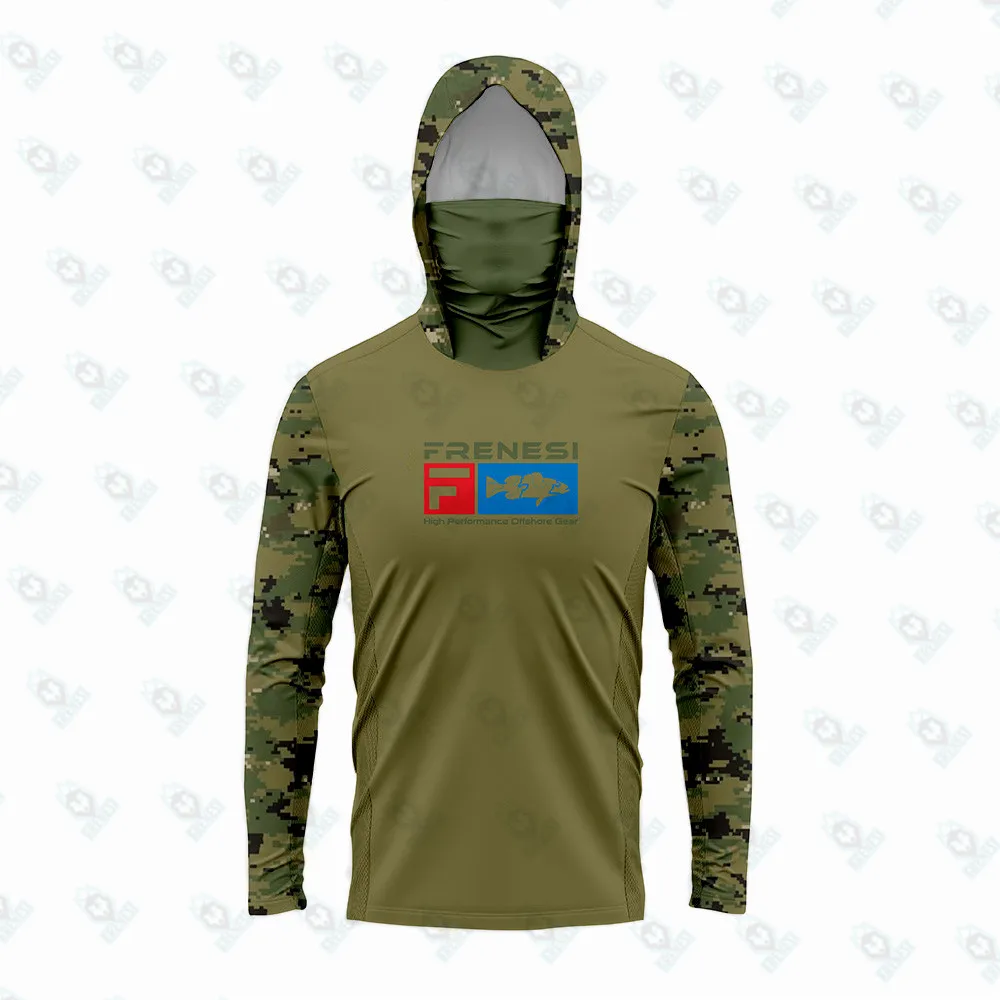 Frenesi Gear Fishing Shirt Summer Long Sleeve Shirt UPF50 Quick Dry Breathable Hooded Fishing Clothes Anti-UV Fishing Shirts
Frenesi Gear Fishing Shirt Summer Long Sleeve Shirt UPF50 Quick Dry Breathable Hooded Fishing Clothes Anti-UV Fishing Shirts