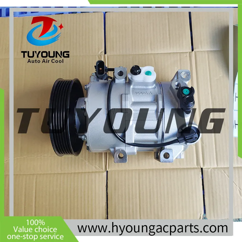 DVE12 car aircon ac compressor 977011R100 for Hyundai Accent 12-16 Kia Rio P30013-3261 977011W600 51-0861
DVE12 car aircon ac compressor 977011R100 for Hyundai Accent 12-16 Kia Rio P30013-3261 977011W600 51-0861