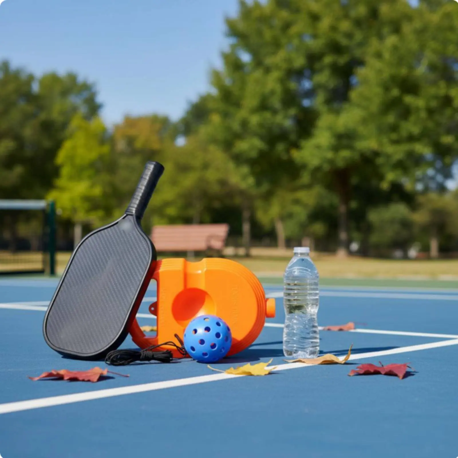 Pickleball Solo Practice Tool Portable Pickleball Practice Tool with String Rebound Training Base Improves Skills Long-Lasting
Pickleball Solo Practice Tool Portable Pickleball Practice Tool with String Rebound Training Base Improves Skills Long-Lasting