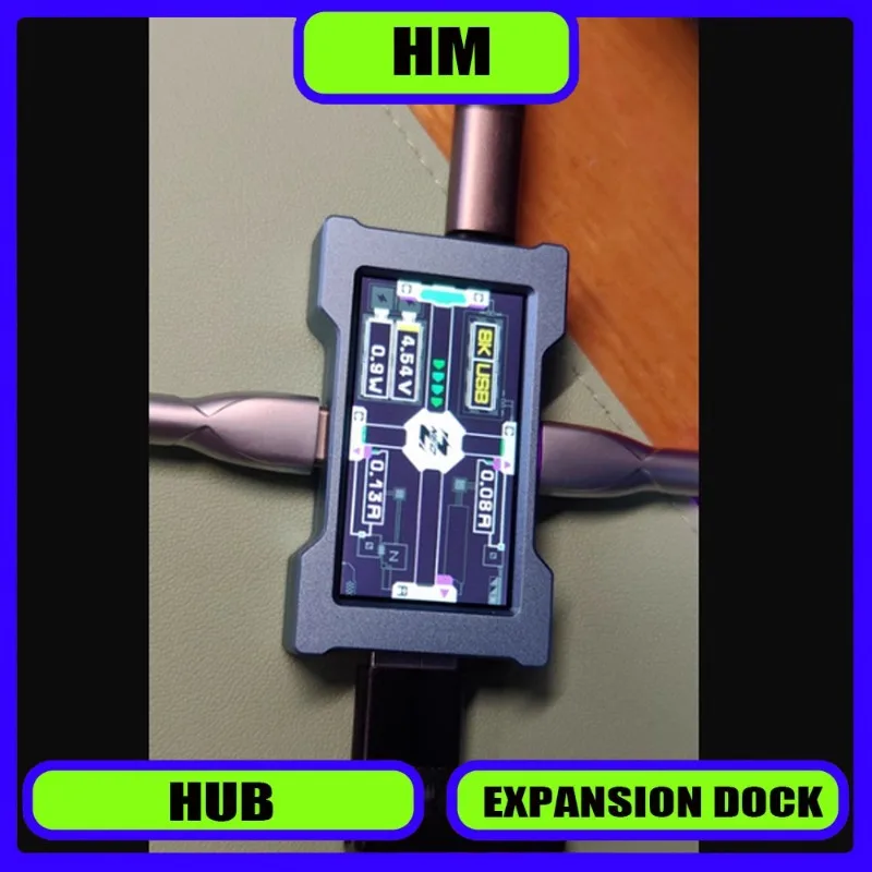 HMLAB Gaming USB Hub - 2-to-3 Port,8K Hz, Independent Power, with Screen Gift,E-sports Docking Station Stablize MTT Metal Casing
HMLAB Gaming USB Hub - 2-to-3 Port,8K Hz, Independent Power, with Screen Gift,E-sports Docking Station Stablize MTT Metal Casing