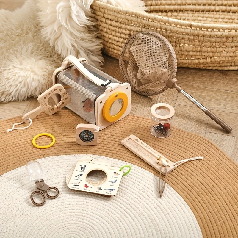 9PCS Outdoor Nature Exploration Tool Kid Insect Observation Box Bug Viewer Bound Catcher Collection Kit Kids Educational Toys
9PCS Outdoor Nature Exploration Tool Kid Insect Observation Box Bug Viewer Bound Catcher Collection Kit Kids Educational Toys