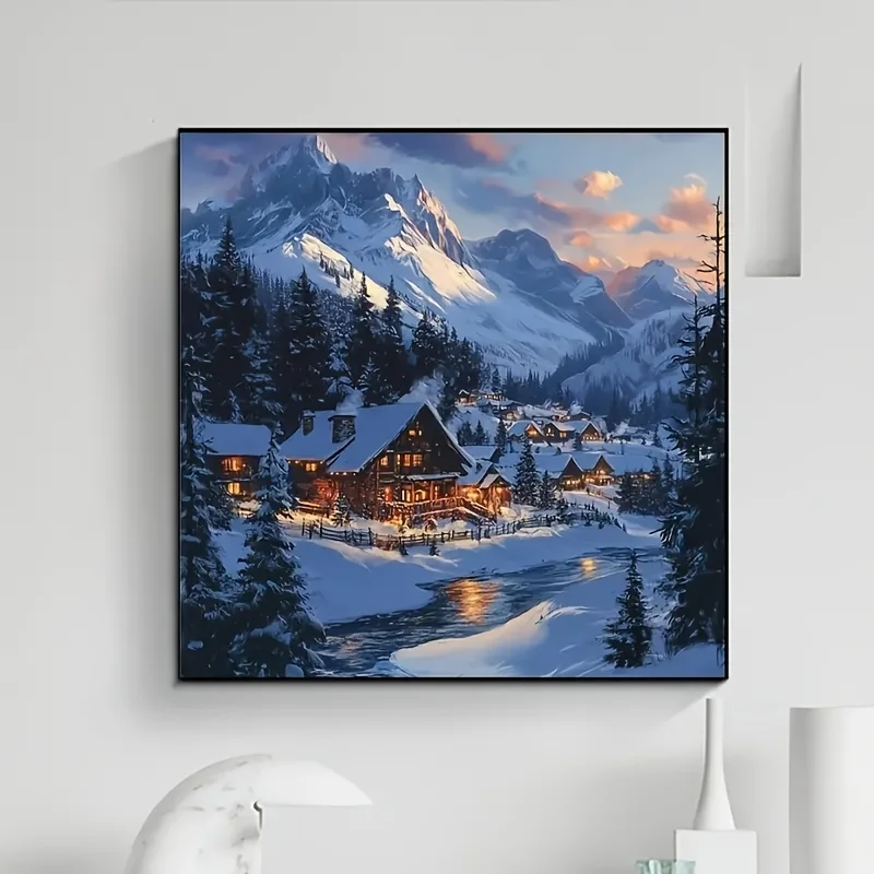 500/1024PCS Jigsaw Puzzles Peaceful Snow Mountain Village Puzzle Modern Home Wall Decor Family Interactive Gift Birthday Gifts
500/1024PCS Jigsaw Puzzles Peaceful Snow Mountain Village Puzzle Modern Home Wall Decor Family Interactive Gift Birthday Gifts