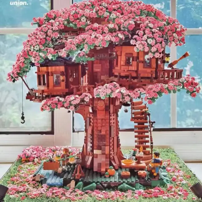 Creative Department Jungle Four Seasons Tree House Sakura Tree House Children's Educational Toys Difficult Birthday Gifts
Creative Department Jungle Four Seasons Tree House Sakura Tree House Children's Educational Toys Difficult Birthday Gifts