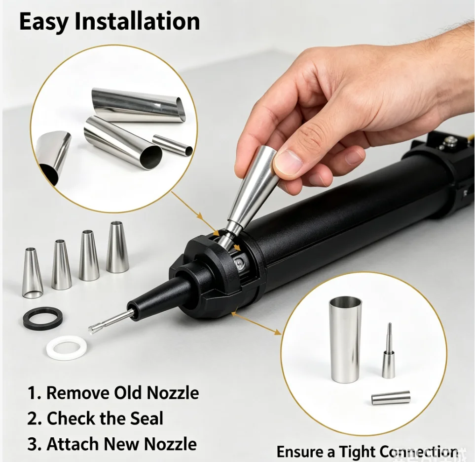 14PCS Caulk nozzle applicator Stainless Steel Glue Silicone Sealant Finishing Tool Kitchen Bathroom Sink Joint Caulking Finisher
14PCS Caulk nozzle applicator Stainless Steel Glue Silicone Sealant Finishing Tool Kitchen Bathroom Sink Joint Caulking Finisher