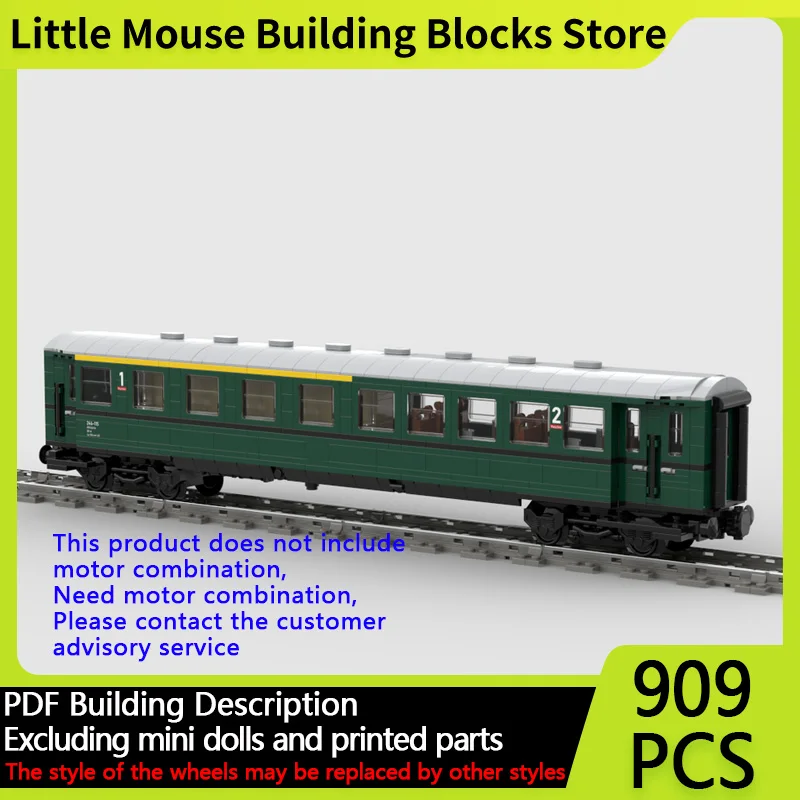 City Car Model MOC Building Bricks German Passenger Train Modular Technology Gifts Holiday Assemble Children Toys Suit
City Car Model MOC Building Bricks German Passenger Train Modular Technology Gifts Holiday Assemble Children Toys Suit
