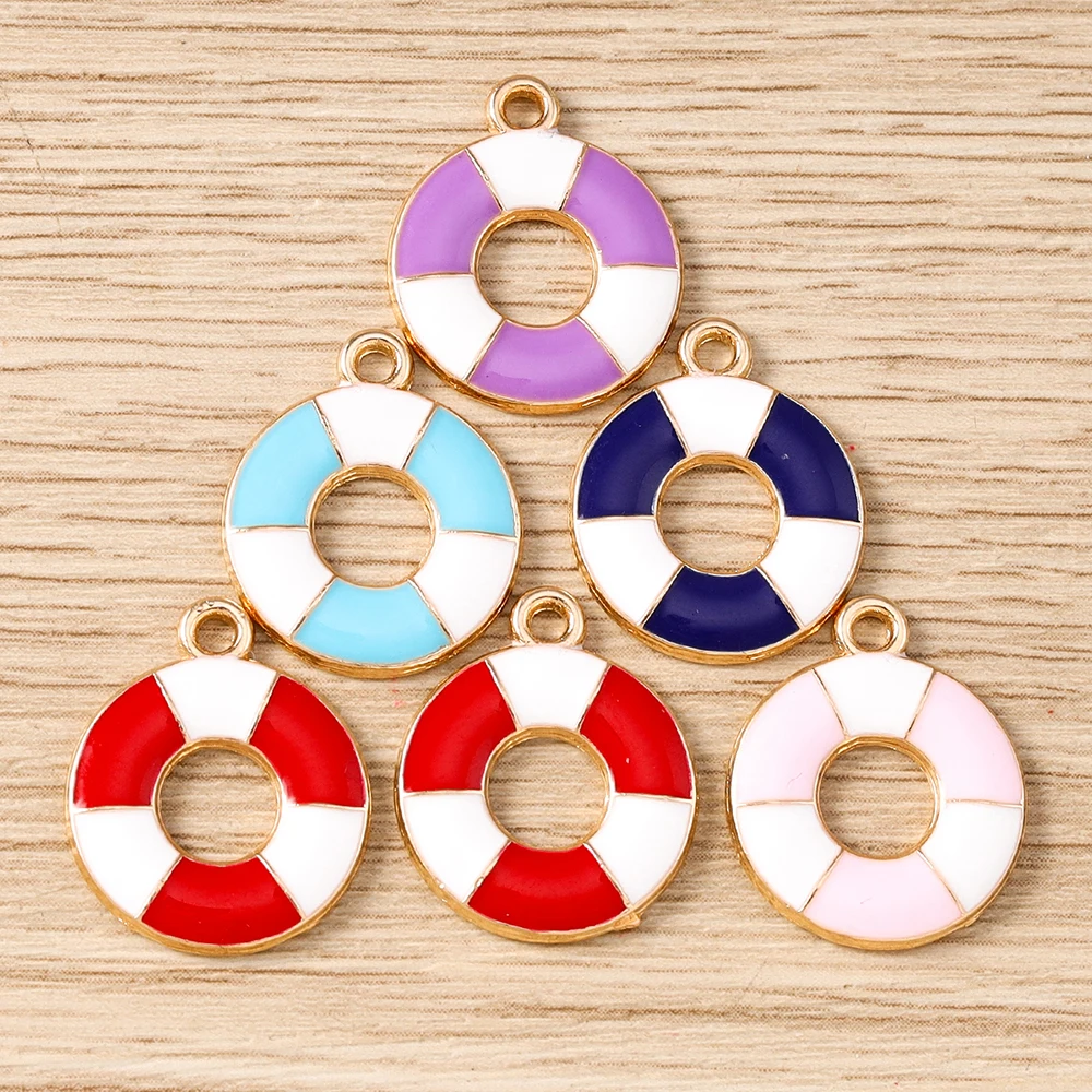 Tusember 10Pcs Colorful Cute Enamel Swimming Rings Charms For DIY Summer Beach Necklaces Earrings Bracelets Jewelry Making
Tusember 10Pcs Colorful Cute Enamel Swimming Rings Charms For DIY Summer Beach Necklaces Earrings Bracelets Jewelry Making