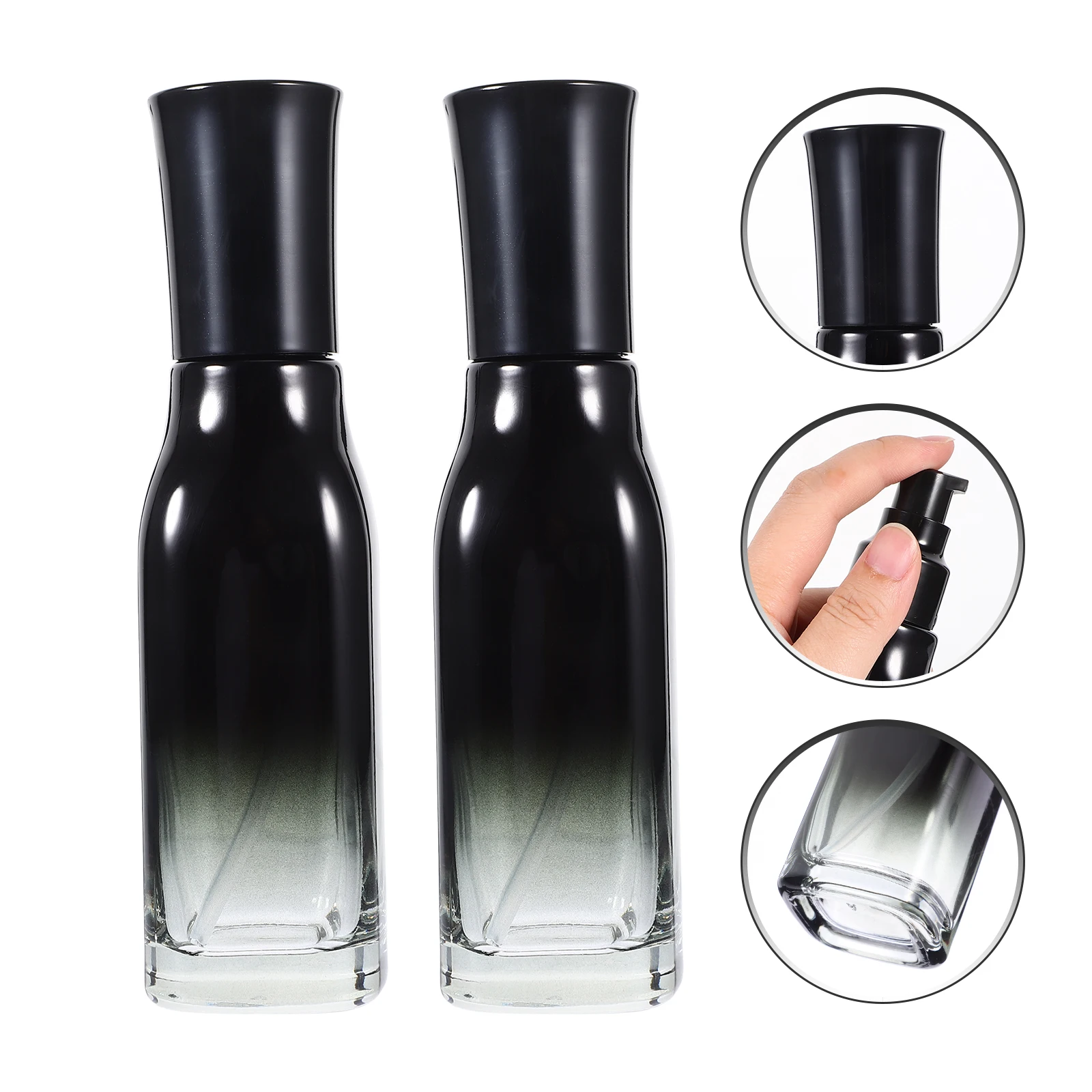 2 Pcs Manual Essence Lotion Bottle Travel Spray Bottles Container Glass with Essential Oil
2 Pcs Manual Essence Lotion Bottle Travel Spray Bottles Container Glass with Essential Oil